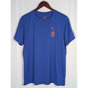 Nike FC Cincinnati T Shirt Unisex Size XL Dri Fit Blue Orange Swoosh FCC Soccer